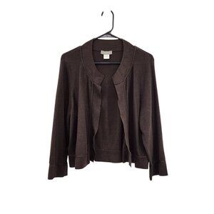 Tommy Bahama Girl's Cotton Blend Open Front Jacket - XL